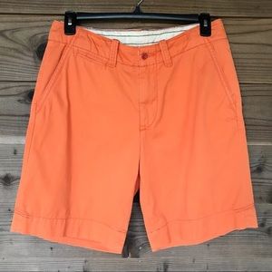 Polo by Ralph Lauren Orange 10” Inseam Button Flap Pocket Shorts 32
